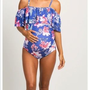 Pink Blush Maternity Swimsuit